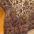 Isfahan Medallion Hand Knotted Wool Rug