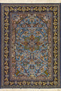 Kum Medallion Hand Knotted Wool Rug