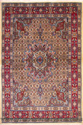 Moud Medallion Hand Knotted Wool & Silk Rug