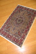 Moud Medallion Hand Knotted Wool & Silk Rug