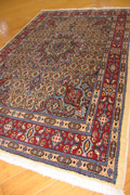 Moud Medallion Hand Knotted Wool & Silk Rug
