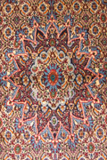 Moud Medallion Hand Knotted Wool & Silk Rug