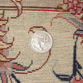 Tabriz Medallion Hand Knotted Wool & Silk Rug