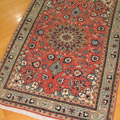 Tabriz Medallion Hand Knotted Wool & Silk Rug