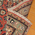 Tabriz Medallion Hand Knotted Wool & Silk Rug