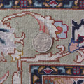 Tabriz Medallion Hand Knotted Wool & Silk Rug