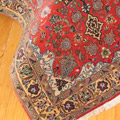 Tabriz Medallion Hand Knotted Wool & Silk Rug