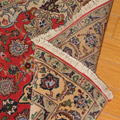 Tabriz Medallion Hand Knotted Wool & Silk Rug