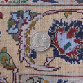 Tabriz Medallion Hand Knotted Wool & Silk Rug