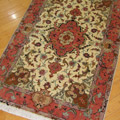 Tabriz Medallion Hand Knotted Wool & Silk Rug