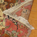 Tabriz Medallion Hand Knotted Wool & Silk Rug