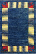 Tolidi Border Hand Knotted Wool Rug