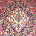 Kashan Medallion Hand Knotted Wool Rug