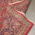 Kashan Medallion Hand Knotted Wool Rug