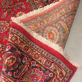 Kashan Medallion Hand Knotted Wool Rug