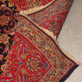 Kashan Medallion Hand Knotted Wool Rug