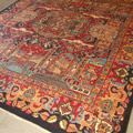 Kashmar Geometric Hand Knotted Wool Rug