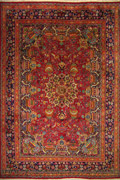 Kashmar Medallion Hand Knotted Wool Rug