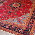 Mashad Medallion Hand Knotted Wool Rug