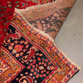 Mashad Medallion Hand Knotted Wool Rug
