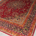 Mashad Medallion Hand Knotted Wool Rug