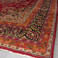 Mashad Medallion Hand Knotted Wool Rug