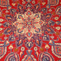 Mashad Medallion Hand Knotted Wool Rug