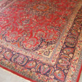 Mashad Medallion Hand Knotted Wool Rug
