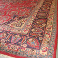 Mashad Medallion Hand Knotted Wool Rug
