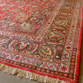 Mashad Medallion Hand Knotted Wool Rug