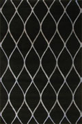 Boston Modern Trellis Rugs B139A Black L. Gray
