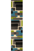 Como Modern Abstract Rug 3469 Gray