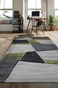 Love Modern Abstract Rugs 22322 Green Emerald