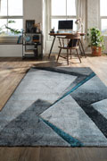 Love Modern Abstract Rugs 22332 Blue Sapphire