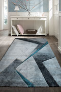 Love Modern Abstract Rugs 22332 Blue Sapphire