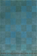 Indo Nepal Wool Modern Check Rug IN03