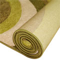 Nevada Modern Circle Design Rug 8923A F.Green E.Green