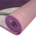 Nevada Modern Abstract Rug 8921A D.Violet D.Grey