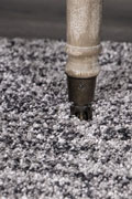 Palace Modern Plain Rugs 8085 Black