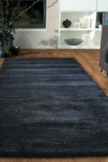 Palace Modern Plain Rugs 2144 Near Black