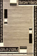 Paris Modern Border Rug 5147 Grey