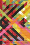 Splendido Modern Abstract Rugs 4763A Black