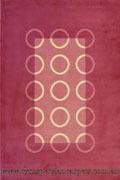 Techno Modern Circle Design Rug 509-113P