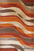 Vento Modern Wavy Rug 1032D