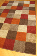 Vento Modern Square Pattern Rug 1923X