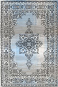 Ellie Contemporary Medallion Rugs 2355A L.Blue L.Grey