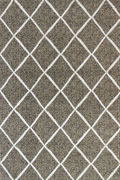 Ellie Contemporary Trellis Rugs 2471A Beige Beige