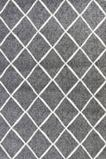 Ellie Contemporary Trellis Rugs 2471A D.Grey D.Grey