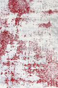 Ellie Contemporary Abstract Rugs 2479A Red L.Grey