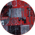 Patchworks Contemporary Round Rug 2676 Red